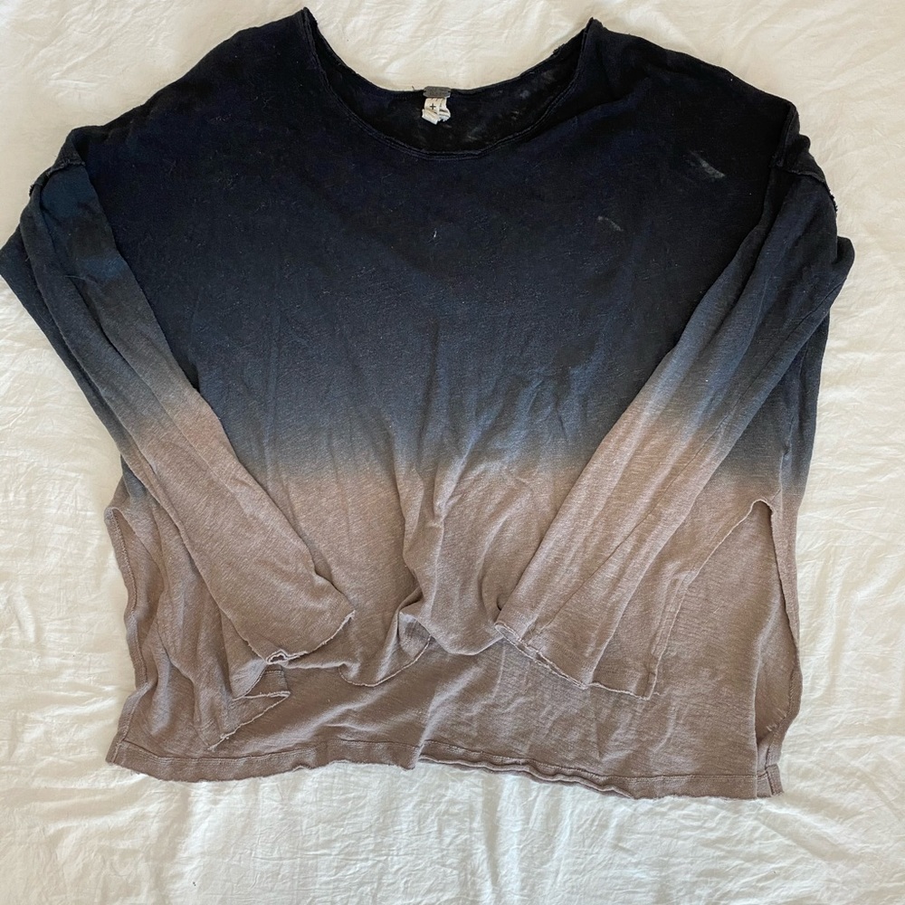 free people tie dye long sleeve - Picture 1 of 6